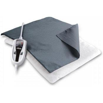 Almohadilla eléctrica Ufesa Flexy-Heat 2PH, 100 W, 4 Niveles de temperatura, Apagado automático, Alivio para dolores musculares, Dimensiones 46x34cm, Color Blanco