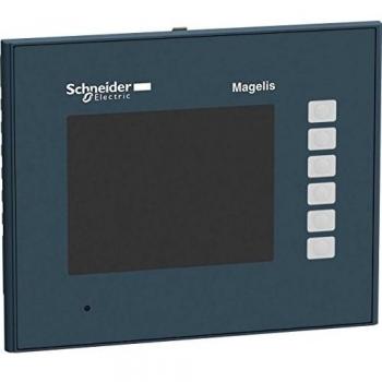 Terminal HMI táctil avanzado Schneider HMIGTO4310, pantalla TFT de 7.5 pulgadas, resolución de 640 x 480 píxeles, color VGA, memoria de 96 MB, conectividad con 2 puertos COM
