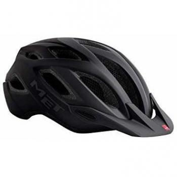 MET Casco Crossover XL Negro 60-64, Unisex Adulto