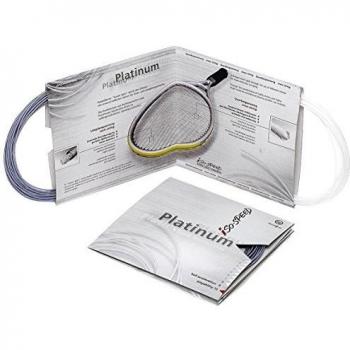 Iso Speed Platinum 12m Saitenset-Weiß, Grau Cuerda de Tenis, Unisex Adulto, Blanco, 1.25