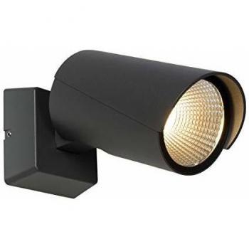 Foco LED de Pared Exterior Manal 1x12W 3000K IP65 Acabado Antracita