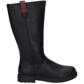 Botas de Niña GEOX J049QC 000BC J ECLAIR GIRL C9999 BLACK, características: impermeables, transpirables, suela antideslizante, cierre con cremallera lateral, diseño moderno y