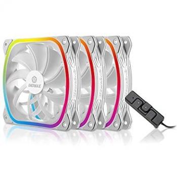 Enermax SquA RGB White 120mm Gaming Fan Triple Pack