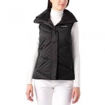 Columbia Lay 'D' Down Vest - Chaleco de invierno para mujer, color negro, talla XL