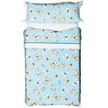 Burrito Blanco - Funda nórdica 149 Azul de Cama de 90x190/200 cm