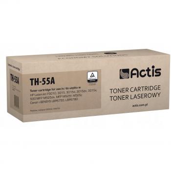 Tóner Compatible Actis TH-55A Negro 1 pieza