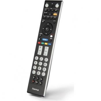 Mando a distancia universal Hama 00221062 para televisores Sony, IR, programable, botones autoiluminados, negro