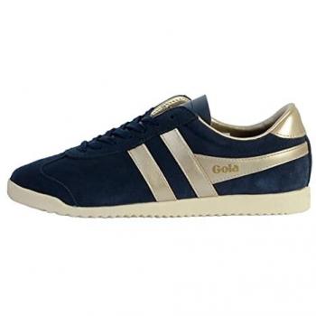 Gola Bullet Pearl Women's Casual Sneakers in Navy Gold