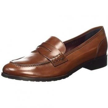 Gabriele 941811 - mocasines de cuero mujer, color marrón, talla 38