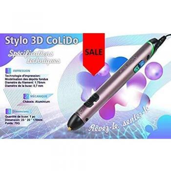 ColiDo - Bolígrafo 3D Además, incluye boquilla autoretráctil para mayor seguridad.