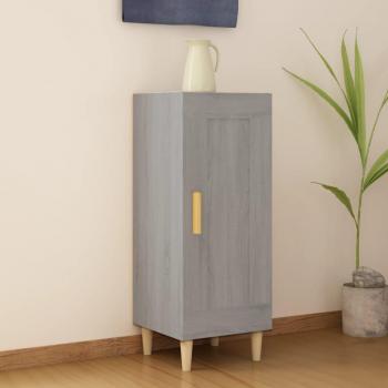 Aparador Sonoma de Madera Multicapa Gris 34,5x34x90 cm