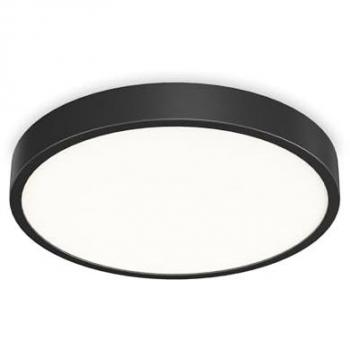 Foco LED Integrado Semi Empotrable Negro 6850Lm 3000-4000K IP44 Ideal Lux Ray