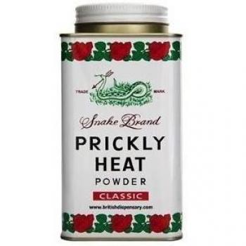 Snake Brand Prickly Heat Cooling Powder, Good for Heat Rash, 1 Can