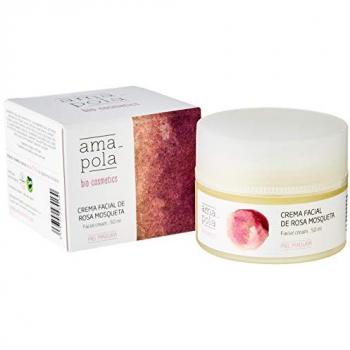 Crema Regeneradora de Rosa Mosqueta 50ml Amapola Biocosmetics - Hidratación, Reparación y Protección - Ingredientes Ecológicos, Naturales y Veganos