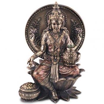 Figura de Buda Lakshmi Signes Grimalt, dorado, 11x15x20 cm, colección oriental Decor And Go