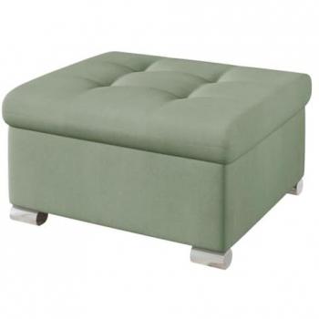 Puf Reposapiés Comfivo 115 de Uttario Velvet 2954, 41x68x70cm, Tapizado y Patas de Plástico