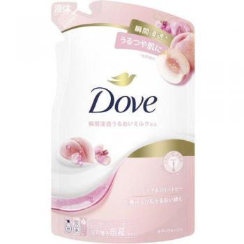 Dove Body Wash Refill Peach & Sweet Pea 330g - Moisturizing Liquid Soap