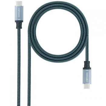 Nanocable Cable USB 3.2 Gen2x2 Tipo C a Tipo C 20Gbps 5A/100W Soporte Video 4K/60Hz Longitud 3 metros Color Negro