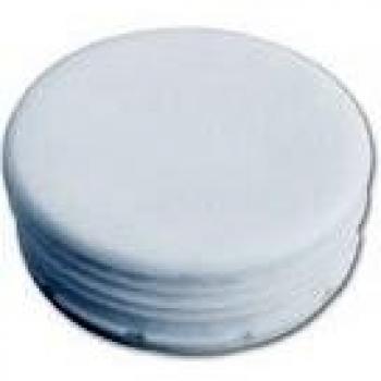 Embout plastique BLANC pour tube Rond ø 14 mm