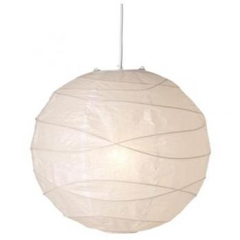 IKEA REGOLIT Pantalla para lámpara de techo, blanco, 45X45X45 cm - 701.034.10