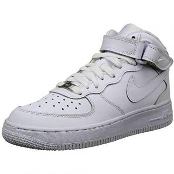 NIKE - Zapatillas de deporte Air Force 1 Mid 06 , Niños , Blanco