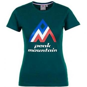 Peak Mountain -Camiseta Manga Corta Mujer - ACIMES-Verde-S
