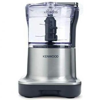 Kenwood CH250 Picadora con 4 cuchillas de acero inoxidable, 500 W, plástico, 2 velocidades, color plata