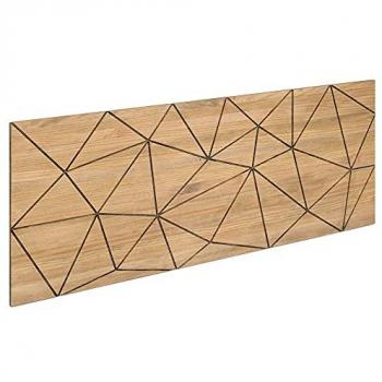 Cabecero Triángulos 160x60cm en Madera Maciza de Pino con Acabado Vintage Estilo Industrial