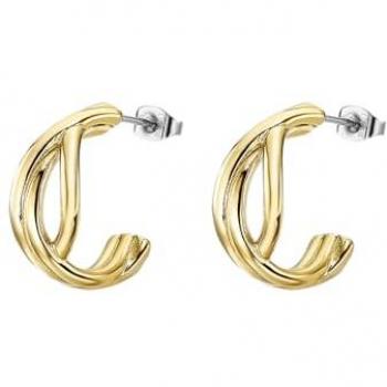 Pendientes Urban Woman Lotus Style LS2420-4/2 de acero inoxidable 316L con acabado brillo para mujer