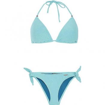 Bikini de mujer Protest Twisty Triangle con diseño triangular, tirantes ajustables, estampado colorido y tejido resistente al agua