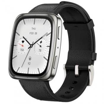 Amazfit Active 2 Square Premium Smartwatch NFC 1.75 AMOLED Zafiro GPS Plata con 2 Correas