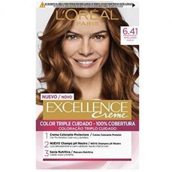 L'Oréal Paris Excellence Cream Color Treatment Triple Care 6.41 Hazelnut