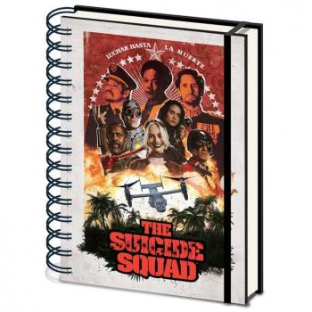 Cuaderno A5 Espiral Escuadrón Suicida DC