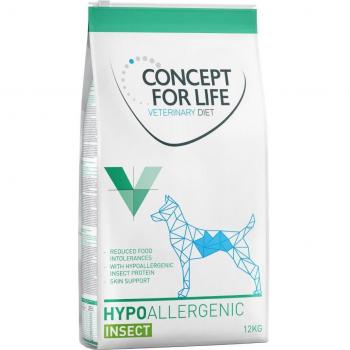 Concept for Life Veterinary Diet 2 x 12 kg - Pack económico - Hypoallergenic Insect