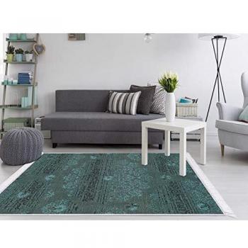 Homemania HALI-50113 - Alfombra Estampada Sea 2 Estampada, Moderna, Multicolor de Tela, 160 x 230 cm