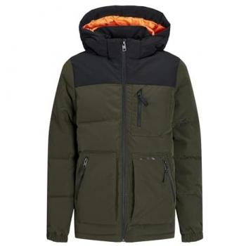 Plumífero Infantil Jack & Jones Otto Verde con Capucha Talla 164