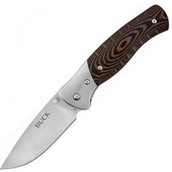 Buck Selkirk Micarta Pocket Knife with Firestarter