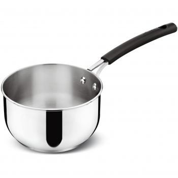 Cacerola Inox Lagostina Tempra 14 cm, Inducción, Acero Ultra Resistente, Fondo Lagoseal Plus