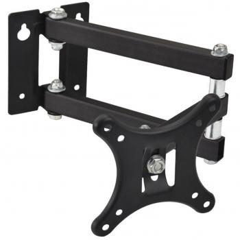 Paladinz PLDTVM001SUKF - Soporte de pared para TV de 13-30, Pulgadas Inclinable y Giratorio, Capacidad máxima de carga 25 KG, Negro