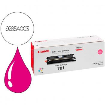Toner Original Canon 701 Magenta de Alto Rendimiento para Impresoras LBP5200 y MF8180C