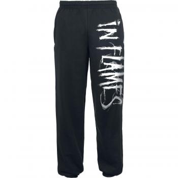 In Flames Logo Pantalones de Gimnasia Negro L