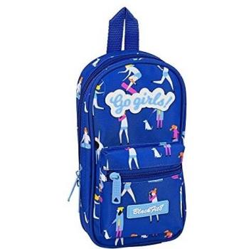 Plumier Mochila C/4 Port.vacio Reciclab. Blackfit8 'Go Girls' - Safta