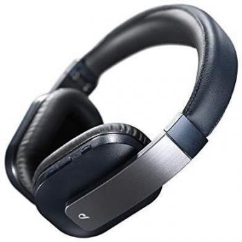 AQL - Auriculares Bluetooth con micrófono, Auriculares Plegables y Ultra Suaves, con tecnología de Carga rápida y transmisión de Sonido Superior para un Sonido nítido y nítido, Color Azul