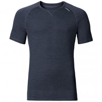 Odlo Revolution TW Light – Camiseta de Manga Corta para Hombre, Camiseta, Color Azul - Navy New Melange, tamaño S