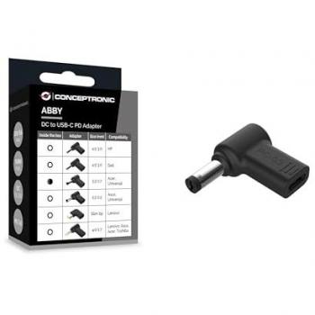 Adaptador USB-C a CC 5.5x1.7mm 18-20V para Portátiles Acer - Conceptronic ABBY15PC03