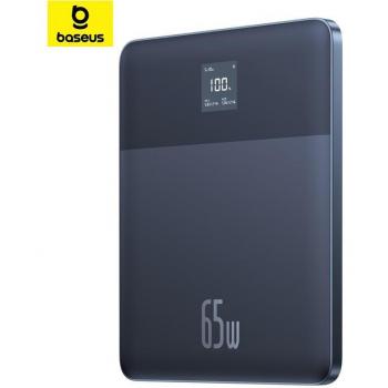 Baseus Blade2 Cargador Portátil Rápido 12000mAh 65W con Display Digital y Polímero de Litio Azul