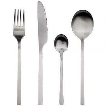 BERGNER Q3477 Cuberteria de 24 Piezas en Acero Inoxidable colección PAU Matt