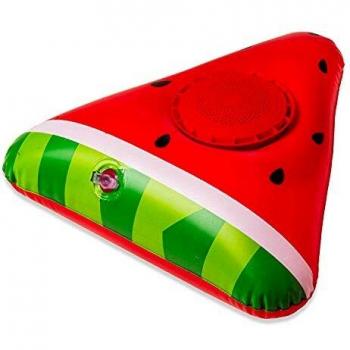Altavoz portátil multicolor Celly Poolspeaker 3W Watermelon rojo
