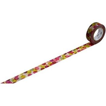 OfficeCentre MT Spot Wine Washi Masking Tape Roll - Red