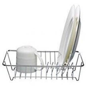 Kitchen Craft Escurreplatos, Acero, Plateado, 24x31